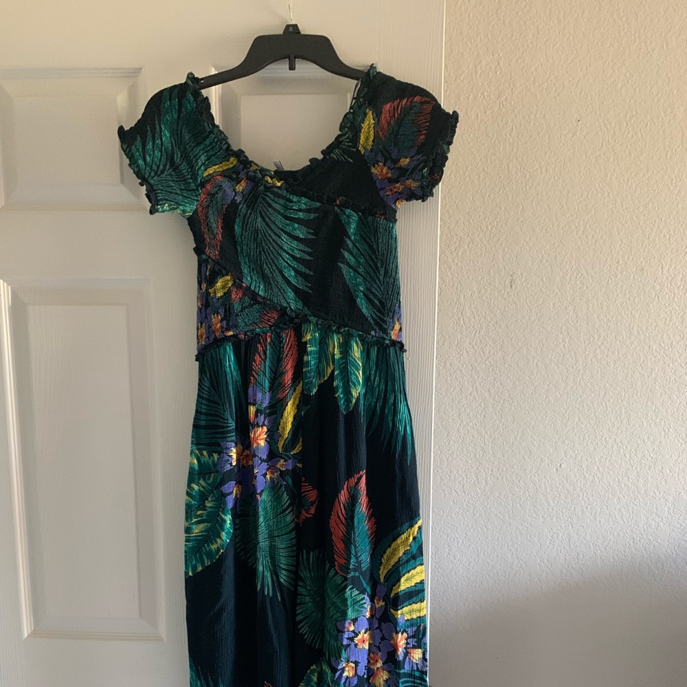 Multi colored maxi jumper